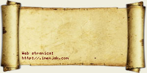 Cane Vilimonović vizit kartica